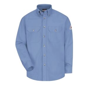 NWT Men's BULWARK Midweight Flame Resistant Dress Uniform Shirt XXL